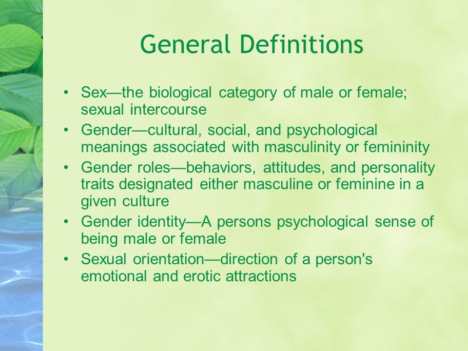 Chapter 10 Gender and Sexuality ppt download